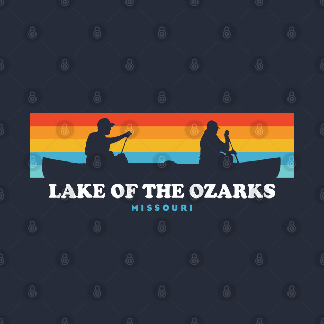 Lake Of The Ozarks Missouri Canoe - Lake Of The Ozarks - Phone Case