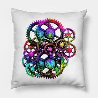 “Psychedelic Gears” Pillow