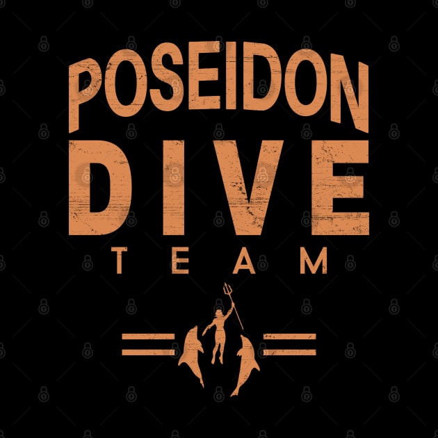 Poseidon Dive Team by NicGrayTees