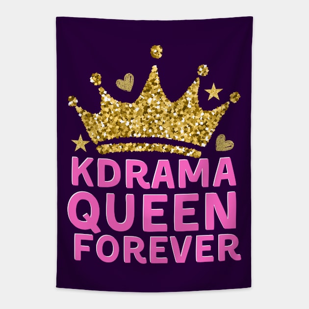 Korean drama queen forever Tapestry by Indiestyle