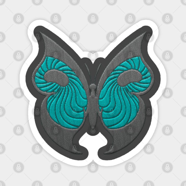 Cute Butterfly Magnet by aaallsmiles