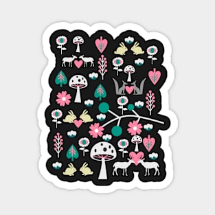 Romantic little animals Magnet