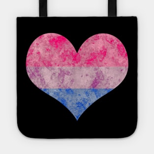 Bi Pride Heart - Watercolor Tote