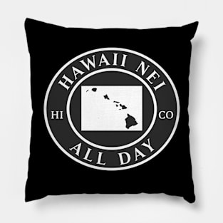 Roots Hawaii and Colorado by Hawaii Nei All Day Pillow
