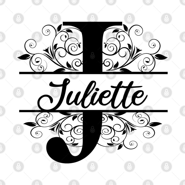 Personalized Name Monogram J - Juliette - Letter J by MysticMagpie