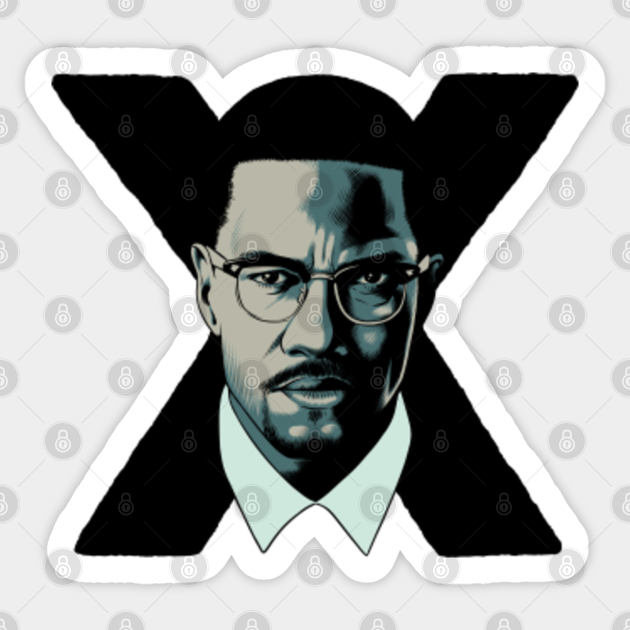 Malcolm X - V.02 - Malcom X - Sticker