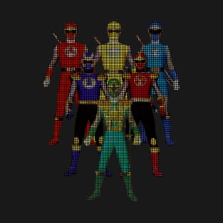 NINJA STORM RED, YELLOW, BLUE, NAVY, CRIMSON & GREEN POWER RANGERS NINJA STORM T-Shirt