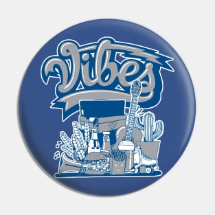 Sneaker Vibes True Blue Retro Pin