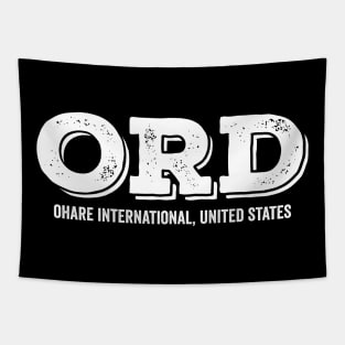 ORD O'Hare Int United States Airport Code Tapestry