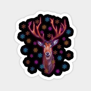 Deer Christmas Wish Magnet