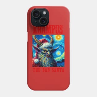 Bad Santa in starry night Phone Case