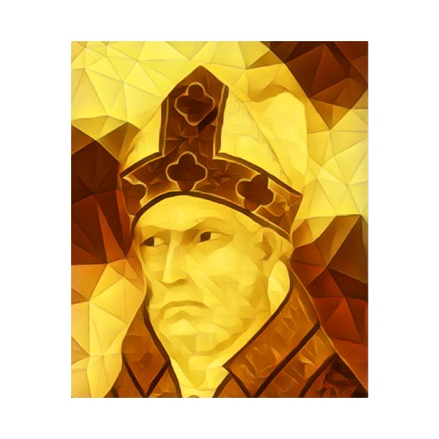 St. Augustine Golden Portrait | St. Augustine Artwork 10 by JustLit