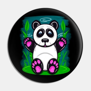 Panda bear Pin