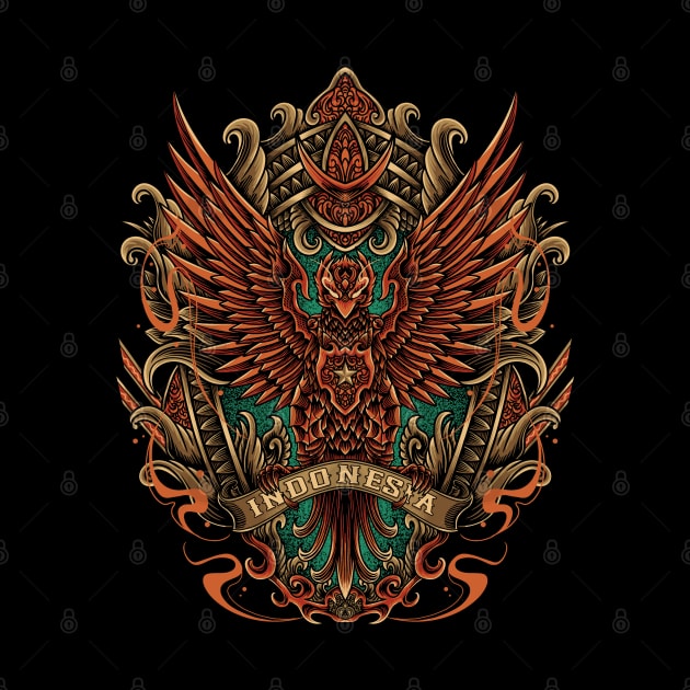 PHOENIX OF INDONESIA by OXVIANART