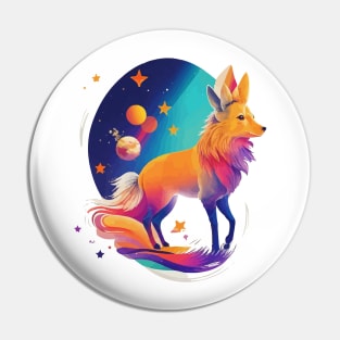 Starry Bonds - Exploring the Ethereal Realm of Cosmic Animals Pin