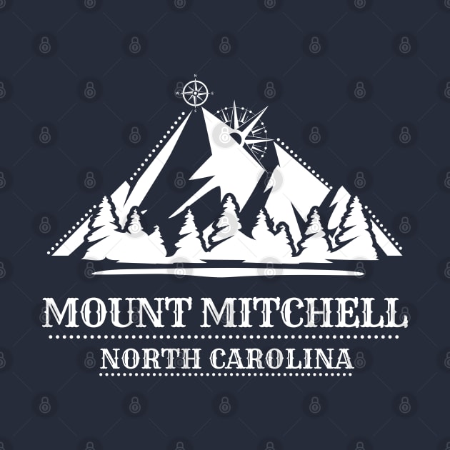 Mount Mitchell North Carolina by Souls.Print