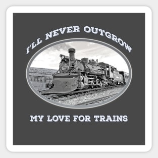 Train Steam Locomotive Railway Enthusiasts Model Railroad (Pink) Sticker  for Sale by doodlerob