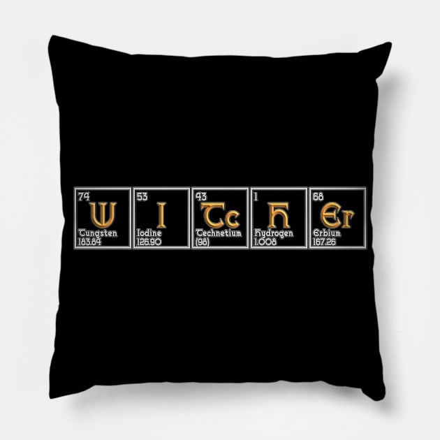 Witch Elements Pillow by nickbeta