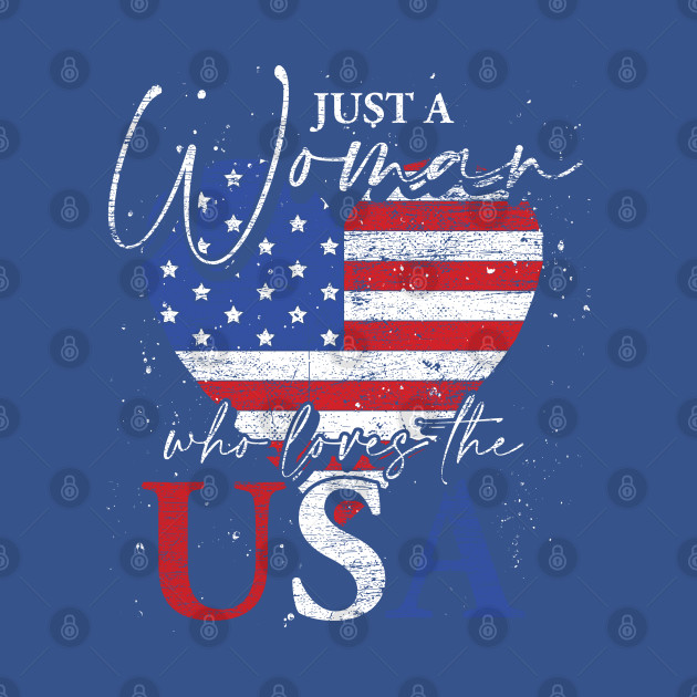 Disover Patriotic Woman Liberty American Pride USA Flag Heart 4th Of July - 4th Of July - T-Shirt