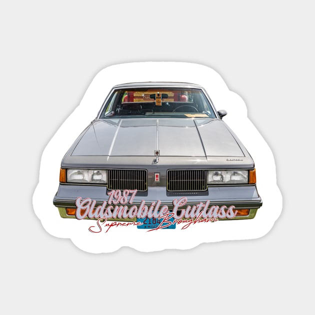 1987 Oldsmobile Cutlass Supreme Brougham Magnet by Gestalt Imagery