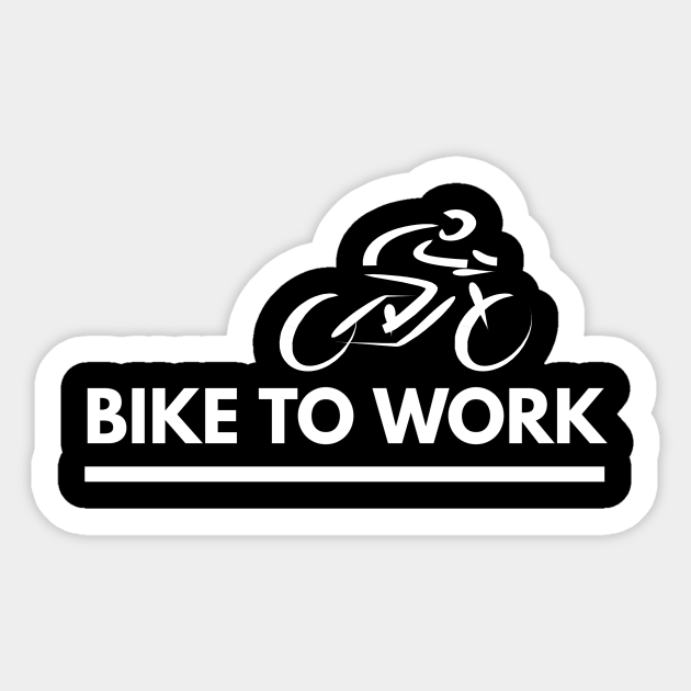 sticker bike to work