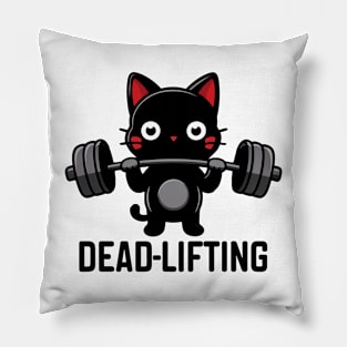 Black Cat - Dead Lifting Pillow