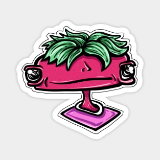 Summer Strawberry Cartoon Character Magnet