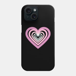 Baby Pink Heart Pattern Phone Case