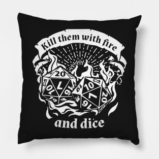 Pen and Paper song of fire and dice Pillow