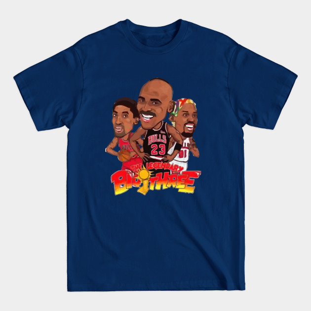 Disover The Legendary Big Three - Chicago Bulls - T-Shirt