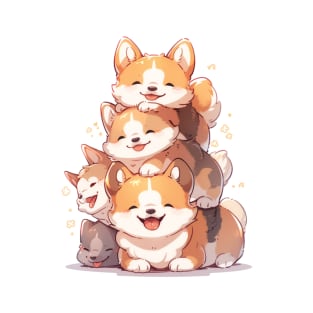 Stack of Corgis T-Shirt