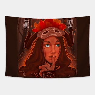 Ashberry bonfire Tapestry