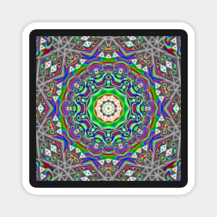 Psychedelic Trippy Acid LSD Art Magnet