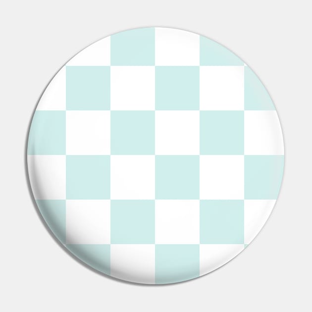 Mint and white checkerboard print Pin by bettyretro