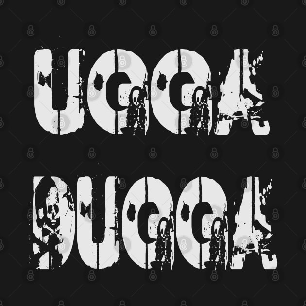 Ugga dugga skull lettering by Ugga Dugga Designs