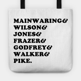 Dad's Army Mainwaring Pike Jones Frazer Godfrey Tote