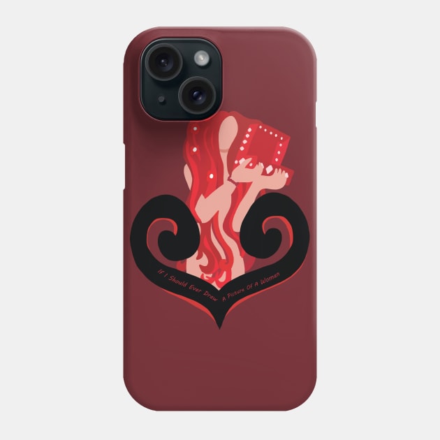 Woman Phone Case by Whitelaw Comics