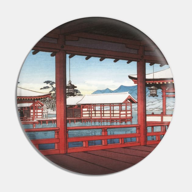 A Corridor at Miyajima by Kawase Hasui Pin by Takeda_Art