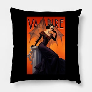 Art Deco Vampire Pillow