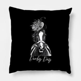 150 Ky Derby Day 2024 Horse Racing Fascinator Hat Pillow