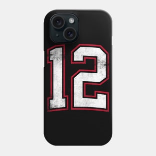 Number Twelve 12 Phone Case