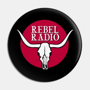Rebel Radio Pin