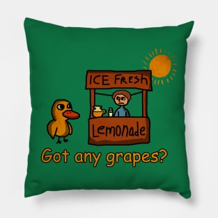 Duck song  Got Any Grapes vintage Pillow