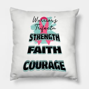Breast Cancer Awareness & Support Faith Pillow