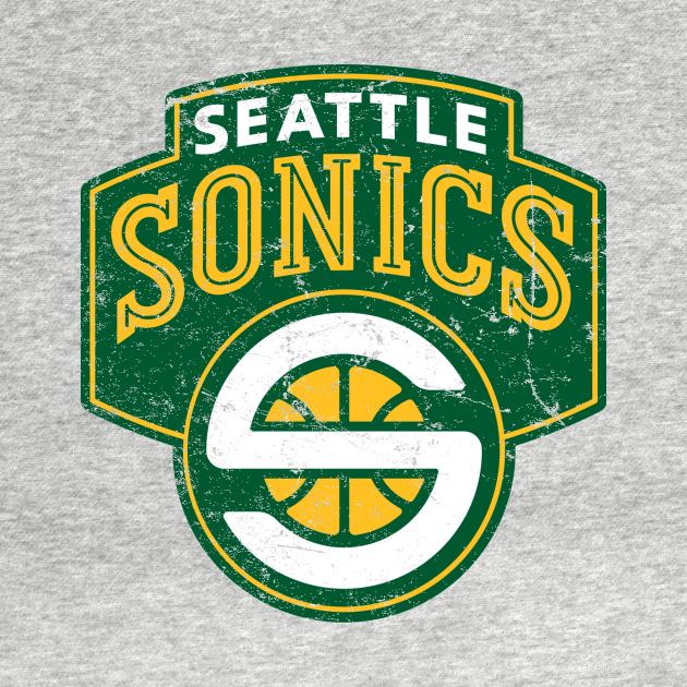 Discover Seattle Sonics - Basketball - Long Sleeve Shirt