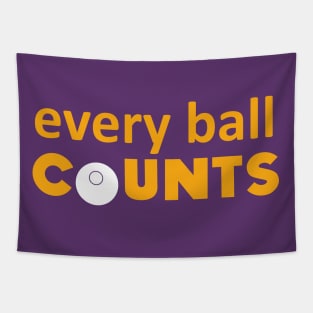 Every ball counts (white) Tapestry