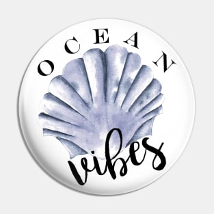 OCEAN VIBES SEA SHELL Pin