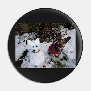 Snow Dog Pin