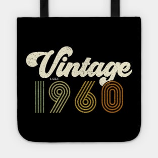 60th Birthday Gift 2020 - Retro - Vintage since 1960 Tote