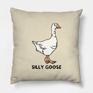 Silly Goose Pocket Patch Pillow